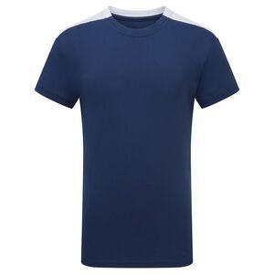 TriDri Childrens/Kids Performance Contrast T-Shirt / Navy/White